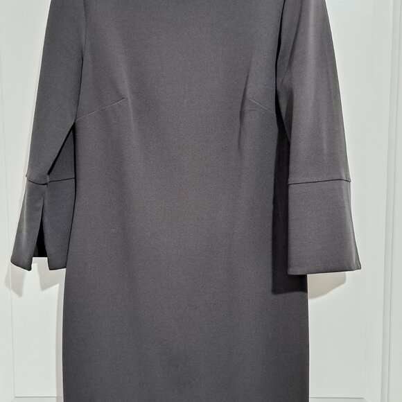 Calvin Klein Grey 3/4 Bell Sleeve Dress - Picture 2 of 2